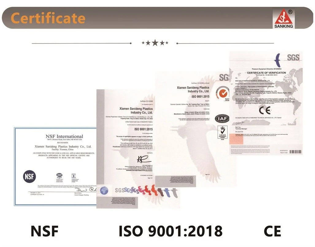PPH Blind Flange CERTIFICATE 1